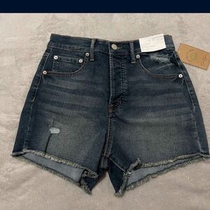 Women's Distressed Denim Shorts